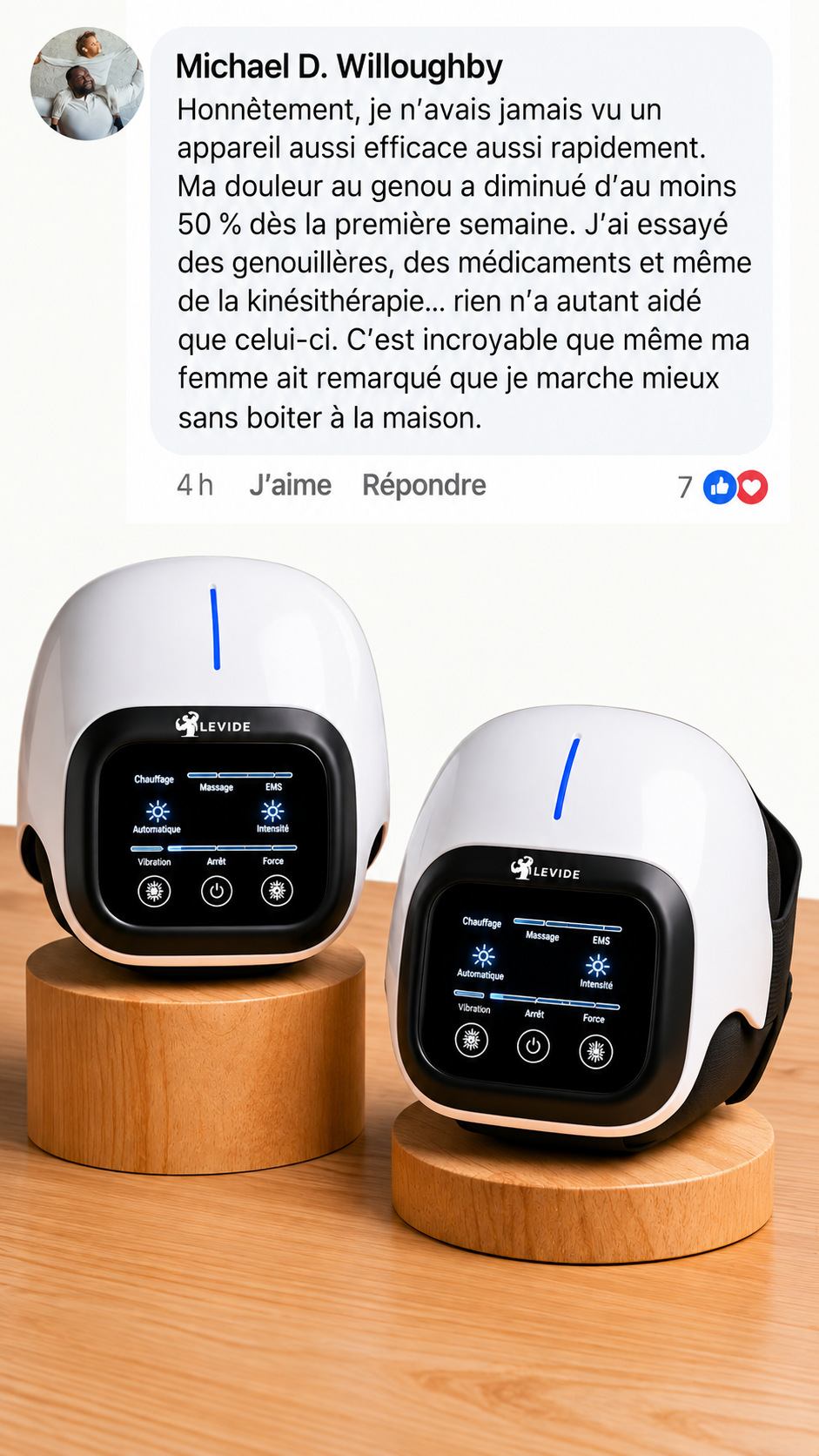 Dispositif de thérapie du genou LEVIDE
