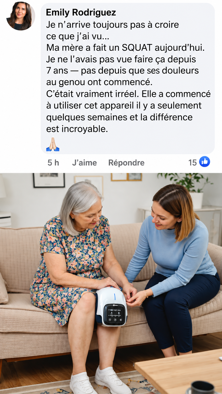 Dispositif de thérapie du genou LEVIDE