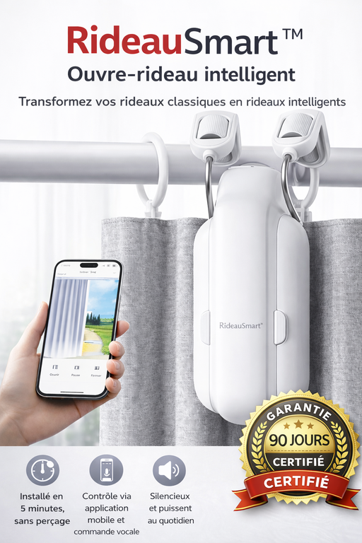Rideau Smart- Ouvre-rideau intelligent
