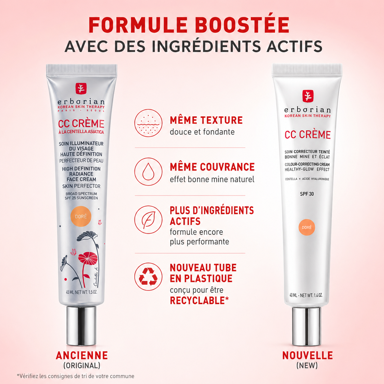 CC CREME :Perfecteur de teint à l'effet « éclat de santé »