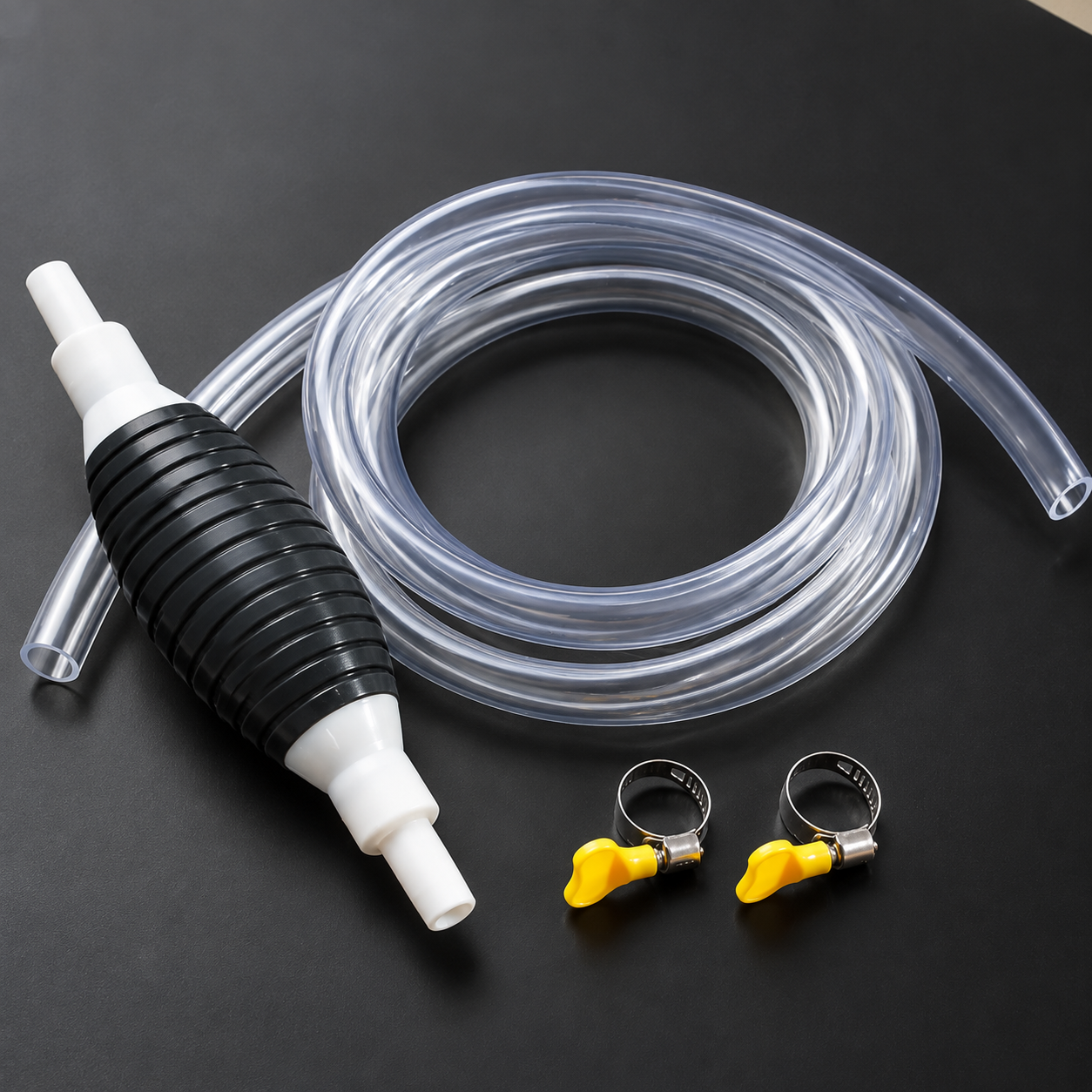 TransferPump 1+1 GRATUIT - Siphon Manuel Facile À Utiliser Pour Le Transfert De Carburant Et De Liquides