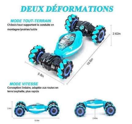 🔥Commande gestuelle RC et voiture télécommandée (mode double)