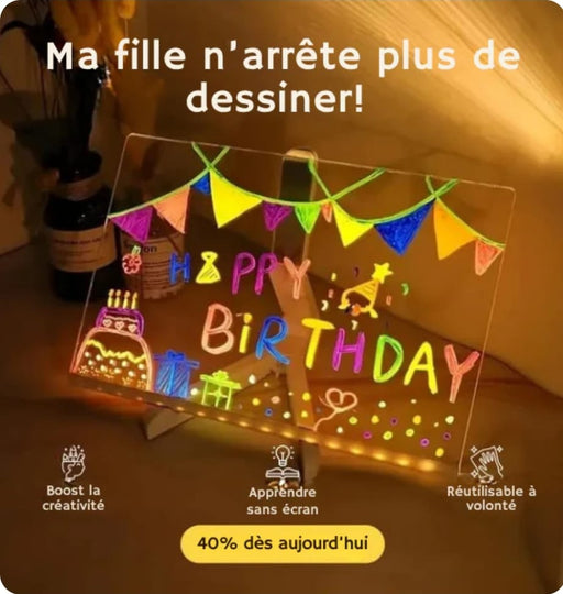 LumoPlan – Tablette de Dessin LED Créatif  Multifonctionnel