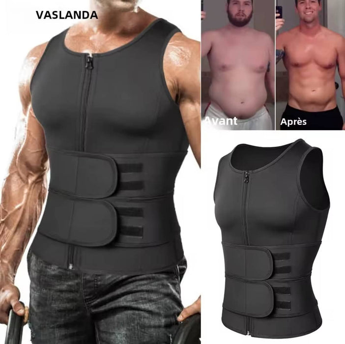 🔥43% DE REDUCTION 🔥Gilet de Sudation ventre plat  Homme