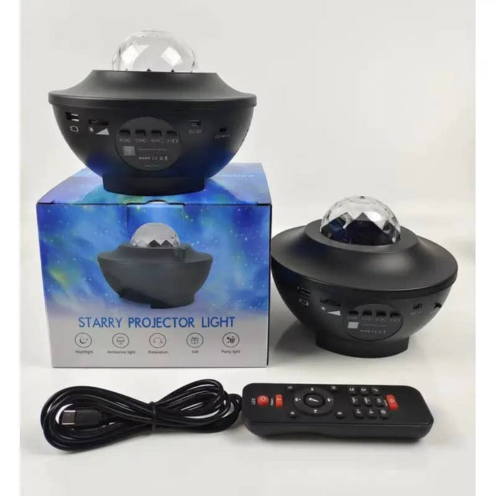 Projecteur Veilleuse 🌌 Étoilé Galaxie ✨ avec Télécommande 🎮 & Haut-Parleur Bluetooth 🔊